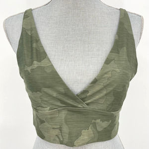 NWT prAna Layna Brami Sage Camo Bralette Sage Green Size Small